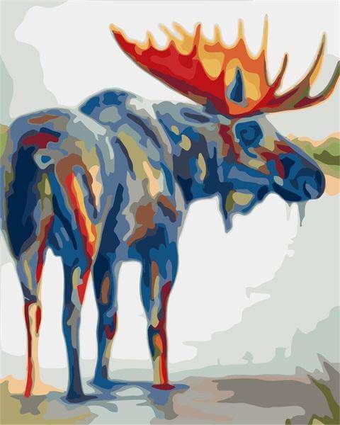 A Big Blue Deer