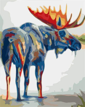 A Big Blue Deer