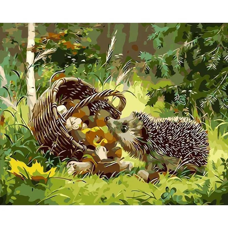 A Herrison And A Pack Of Mushroom