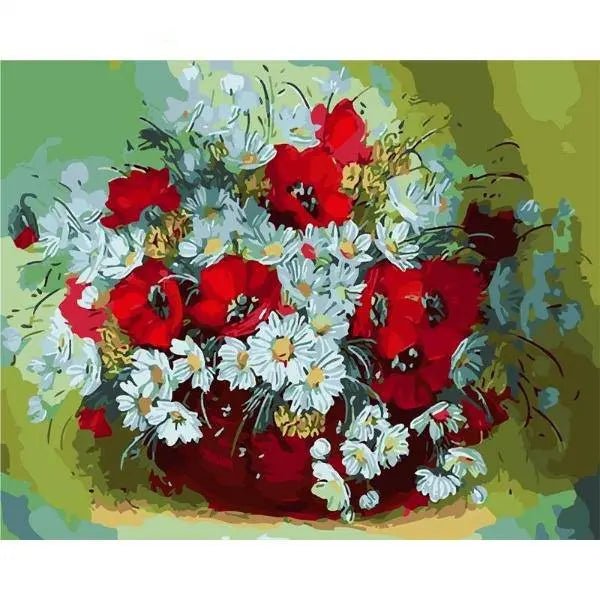 Abstract Daisies