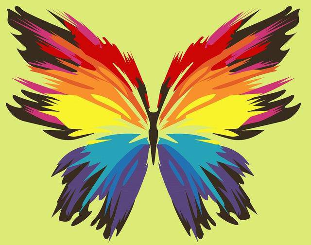 An Original Butterfly Painting