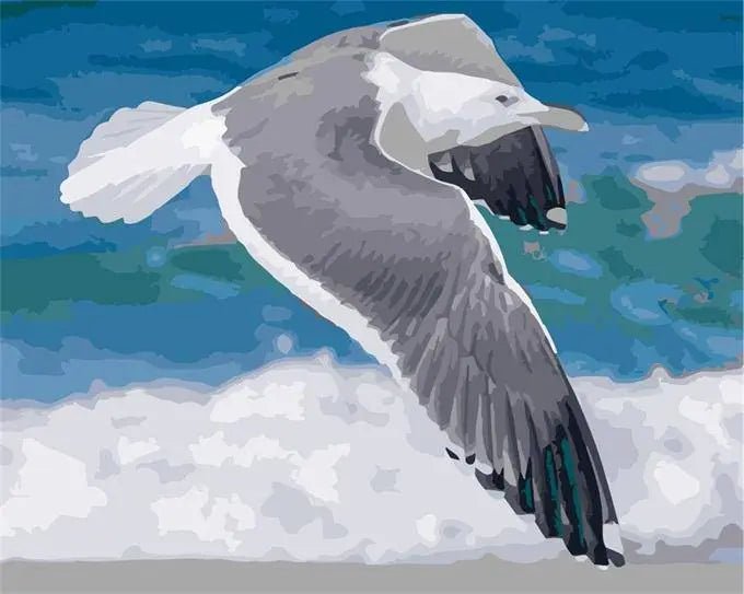 Ash Bird flying