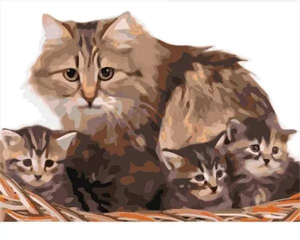 Beautiful Cats Family