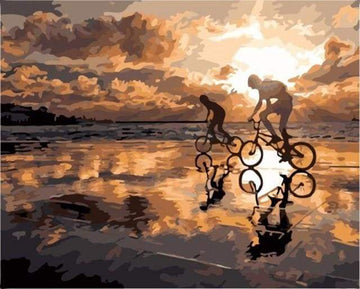 Biking at Sunset