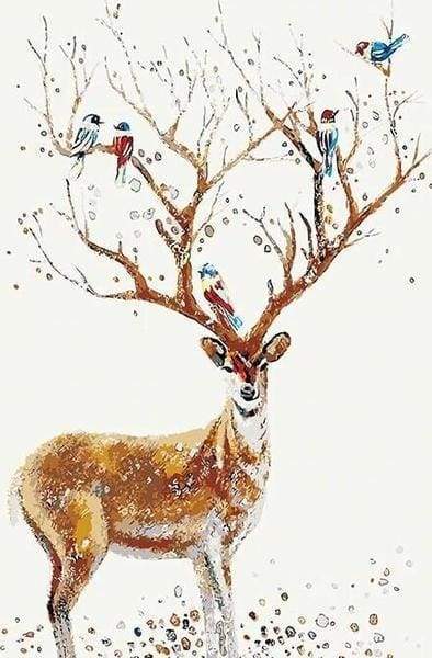 Birds With Deer