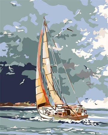 Boat Sails In Shores