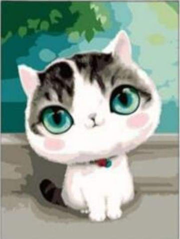 Cat with blue eyes