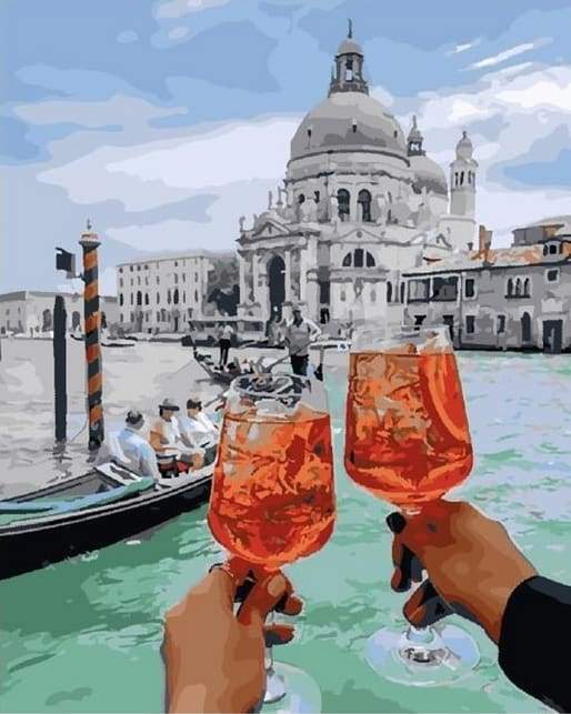 Cheers in Venice