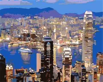 City Connected By River