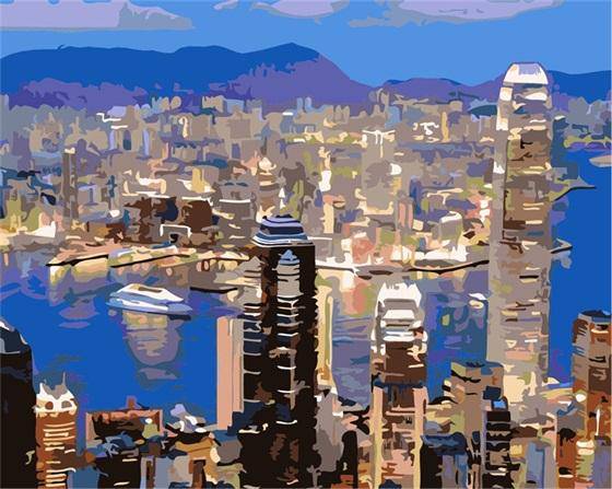 City Connected By River