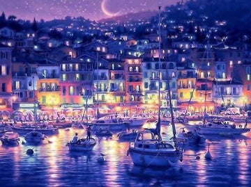 Coastal city at Night