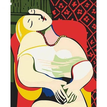 Contemporary Artistic Painting Of A Woman