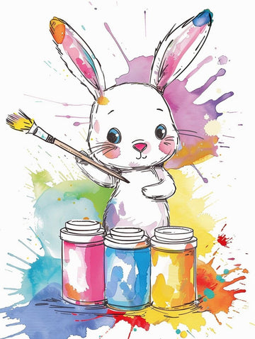 Crafty Cutie Artist Bunny