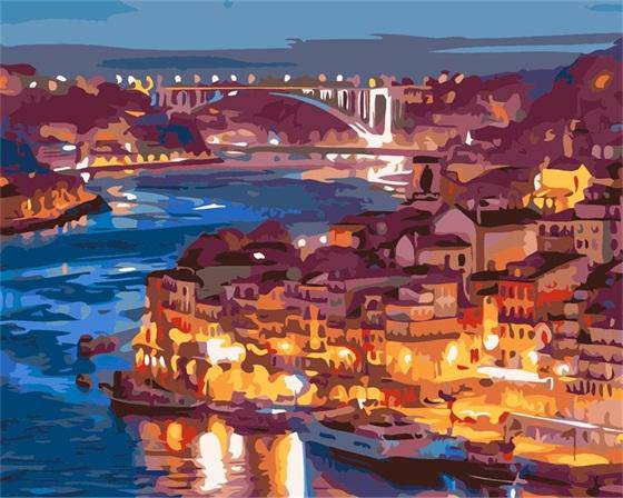 Dazzling Evening City