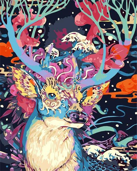 Deer Abstract