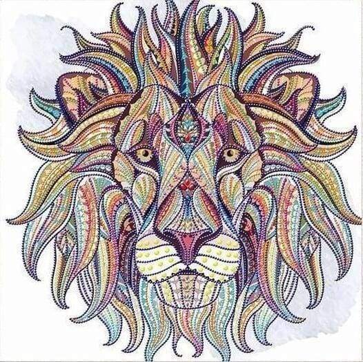 Abstract Lion