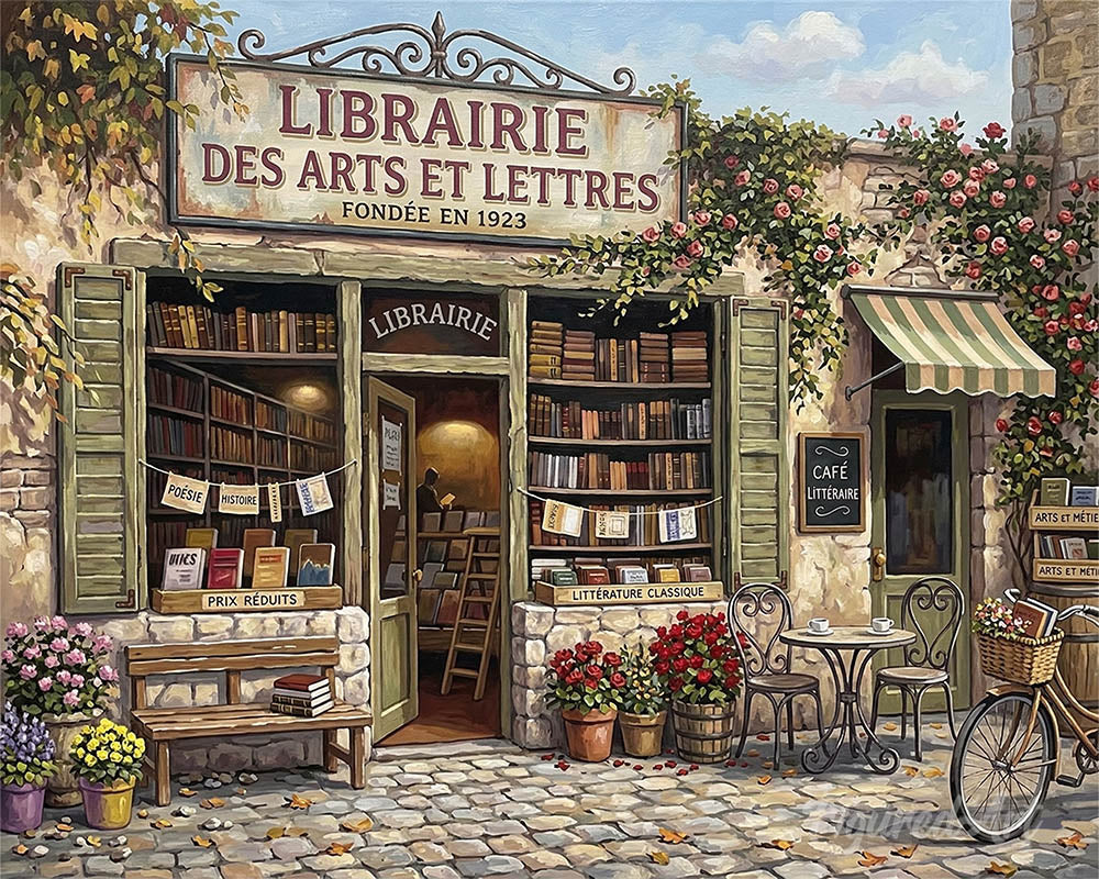Antique Library Corner