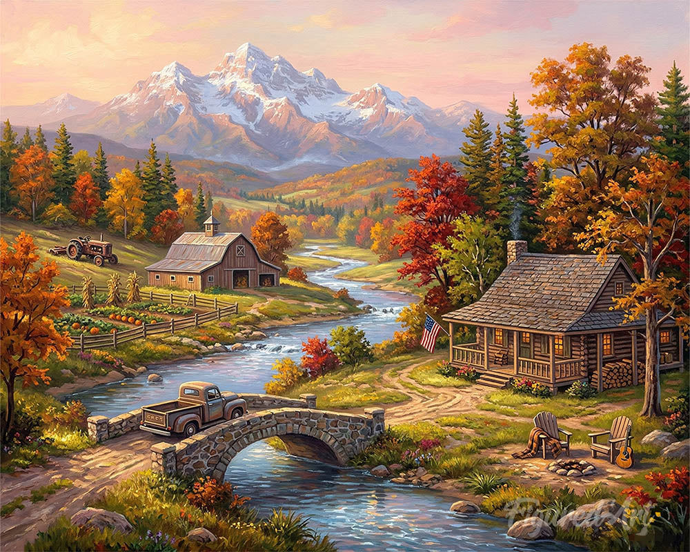 Autumn by the River