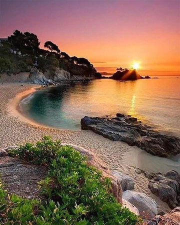 Beach and Sunset