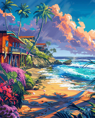 Beachside houses