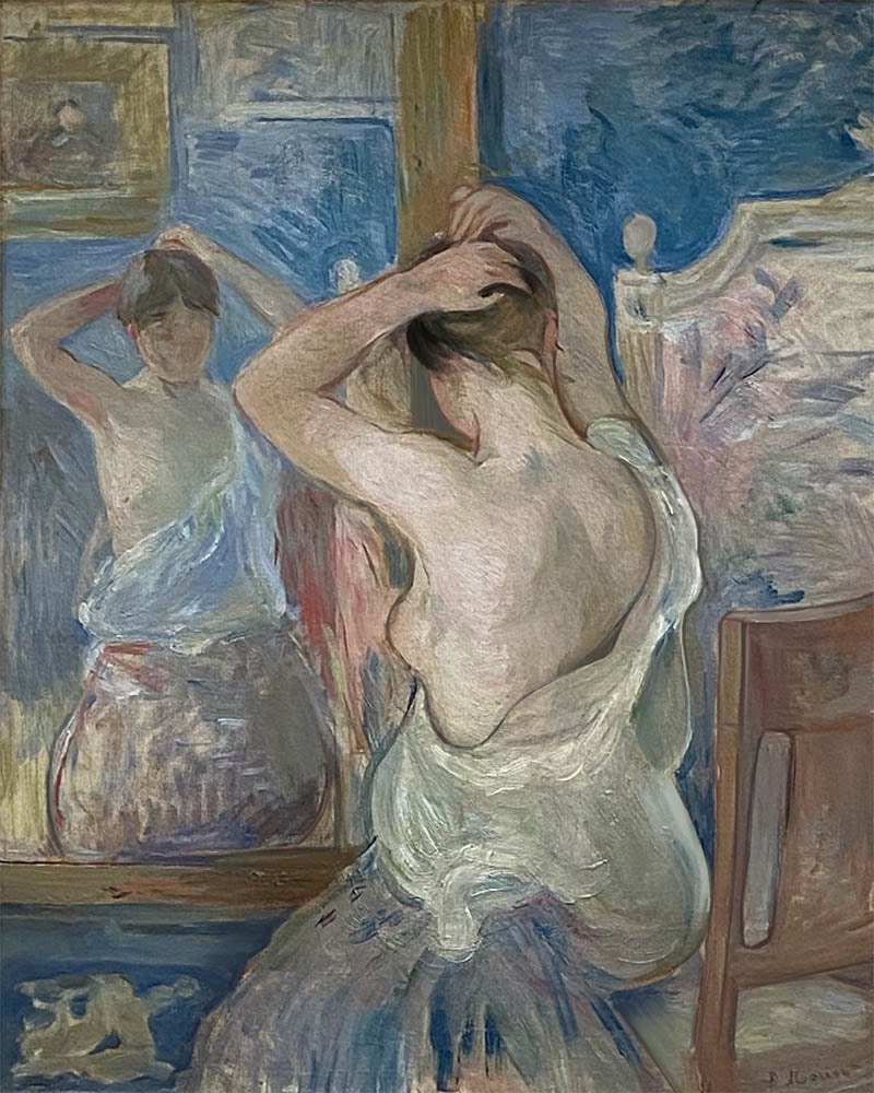 Before the Mirror, 1890 - Berthe Morisot