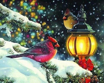 Birds and Lantern
