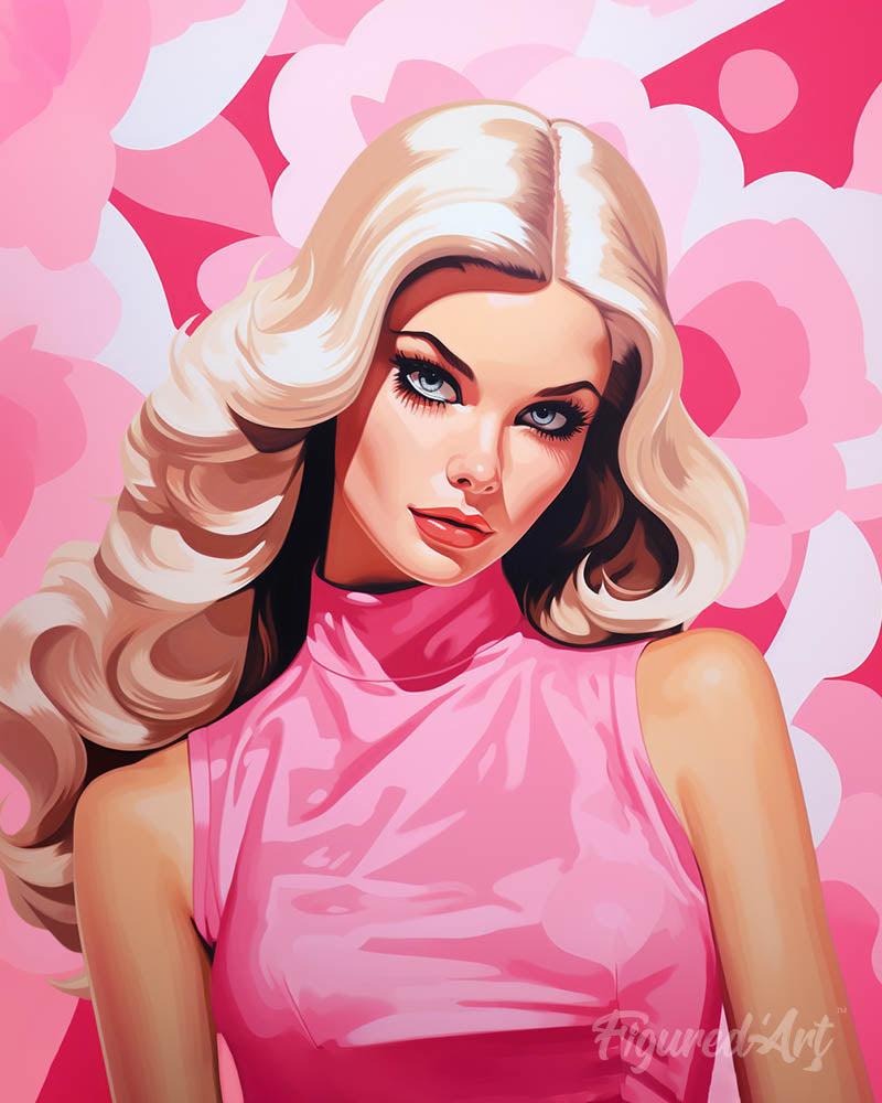 Blonde Diva in Pink