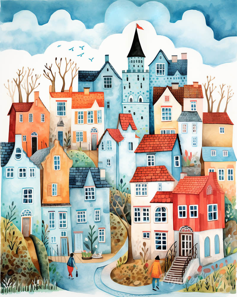 Blue Enchanted Village