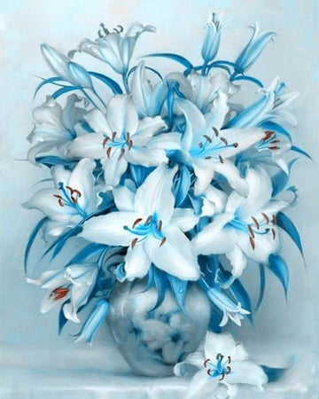Blue Lily Flower