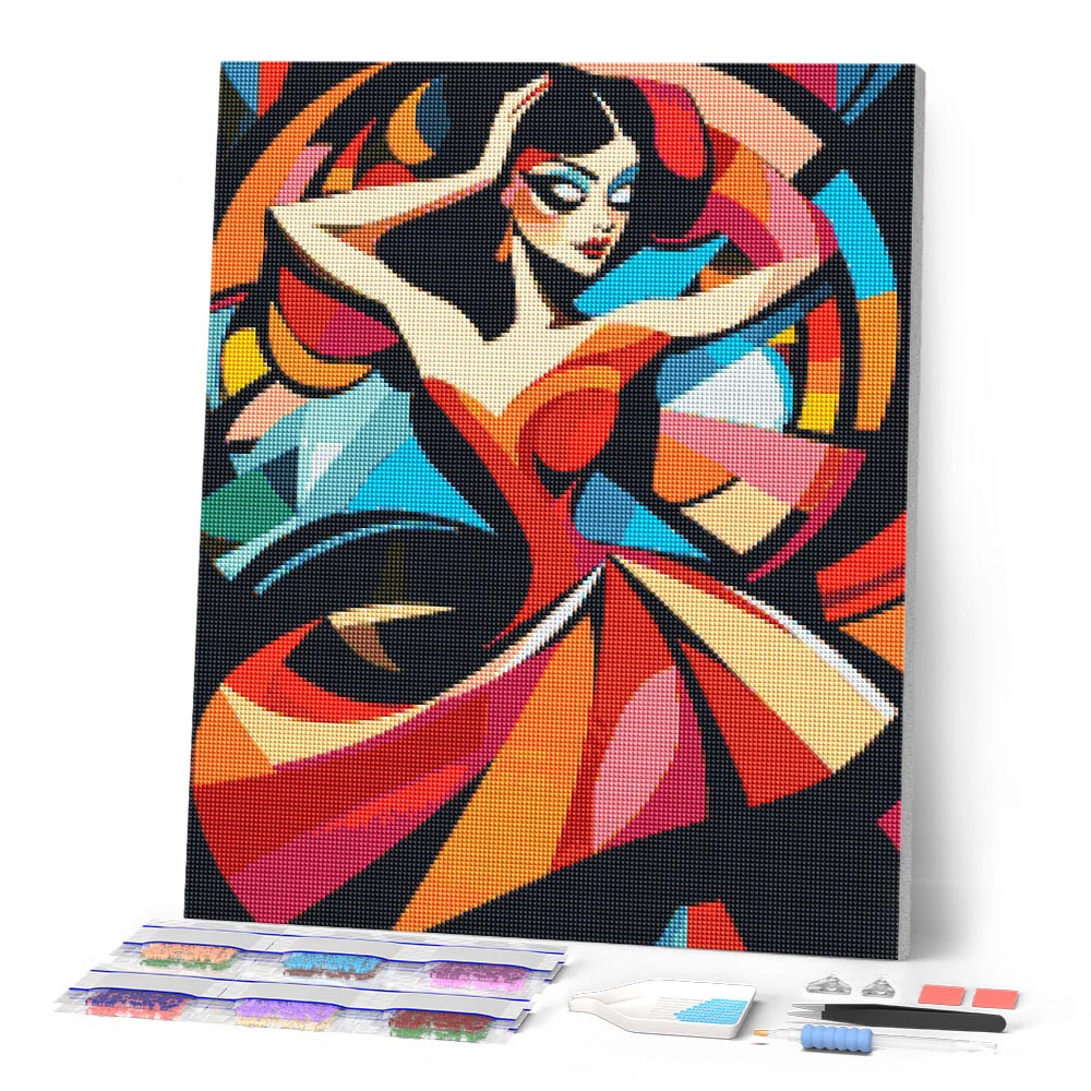 Bold Abstract Dancer