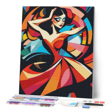 Bold Abstract Dancer