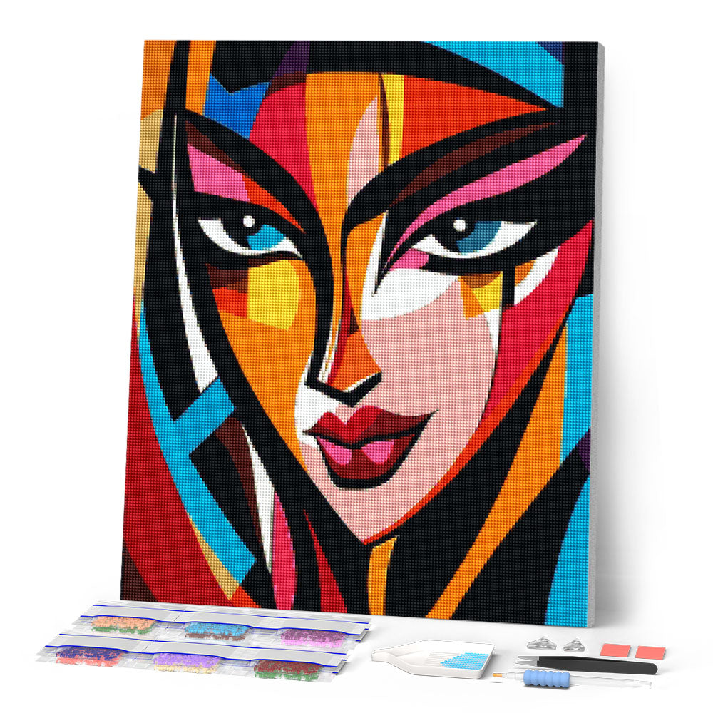 Bold Abstract Face