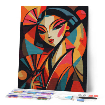 Bold Abstract Geisha