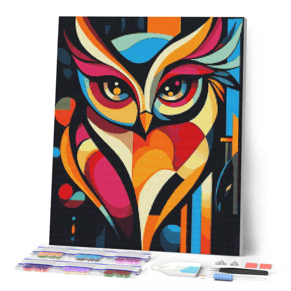 Bold Abstract Owl