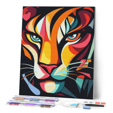 Bold Abstract Tiger 1