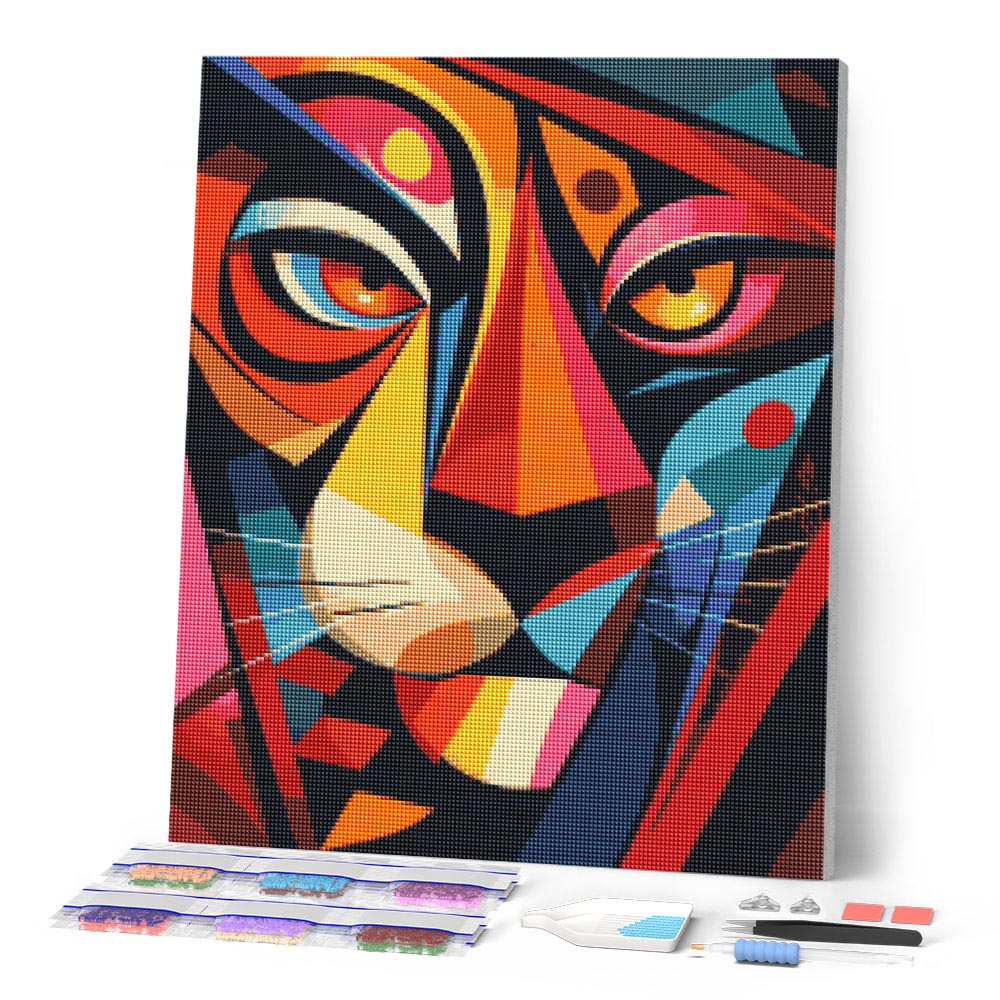 Bold Abstract Tiger 3