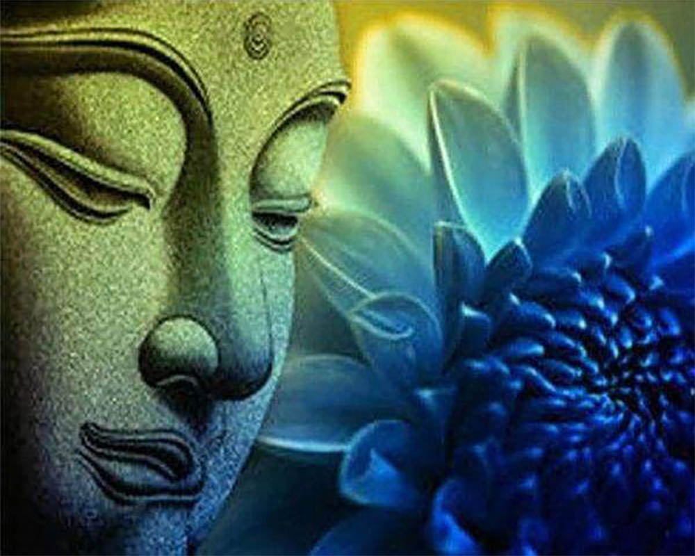 Buddha and Lotus