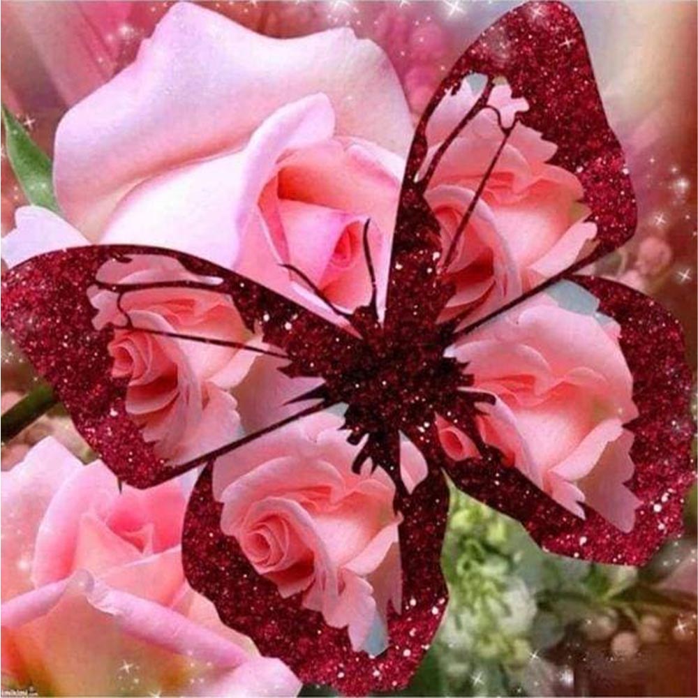 Butterfly and Rose