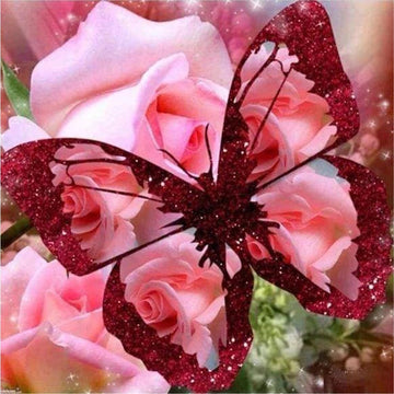 Butterfly and Rose