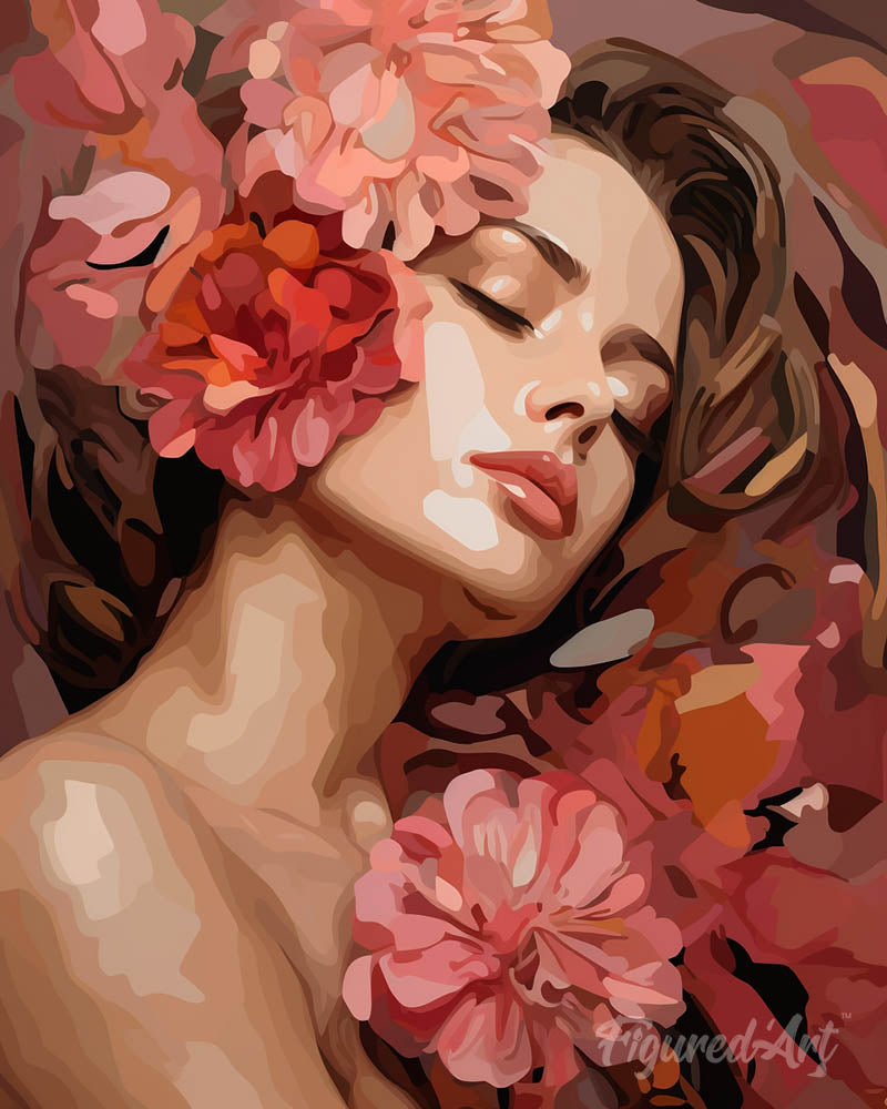 Camellias Sleeping Beauty