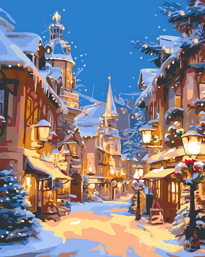 Christmas Illuminated Village
