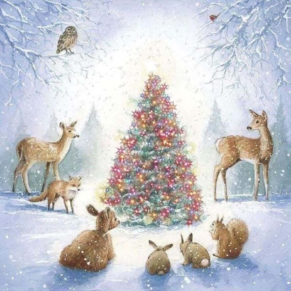 Christmas Tree and Animals