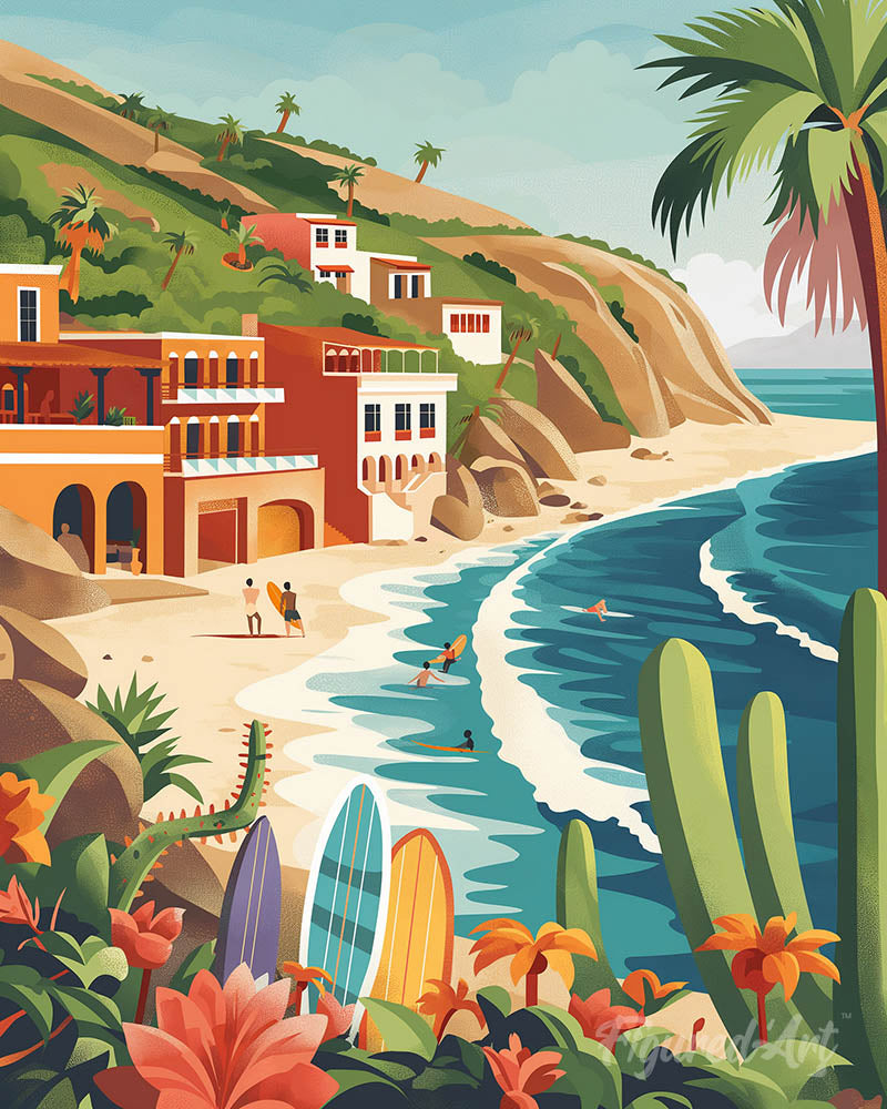 Coastal surfing