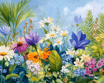 Colorful Floral Field