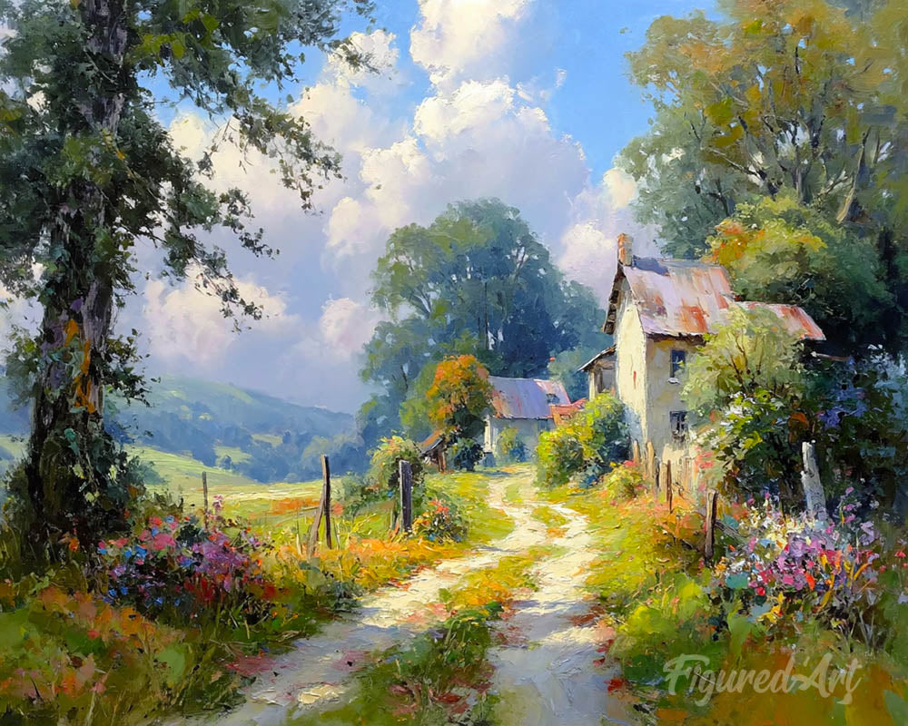 Country Lane in Bloom