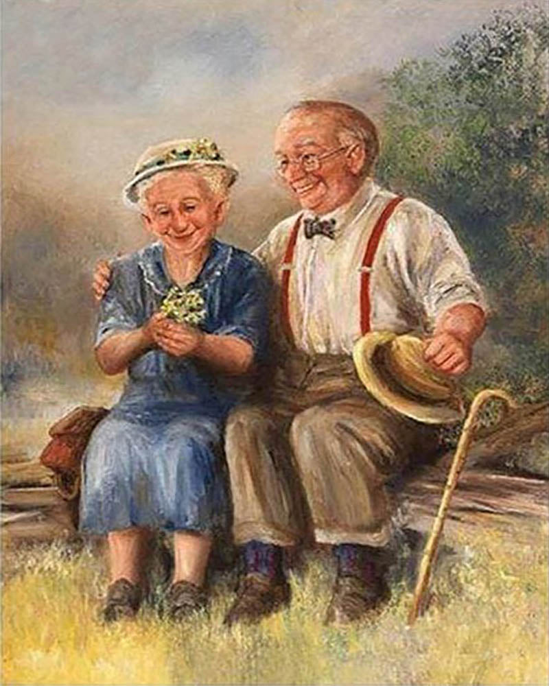 Couple on a Bench