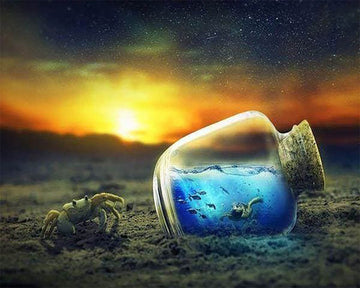 Crab and Sea Bottle