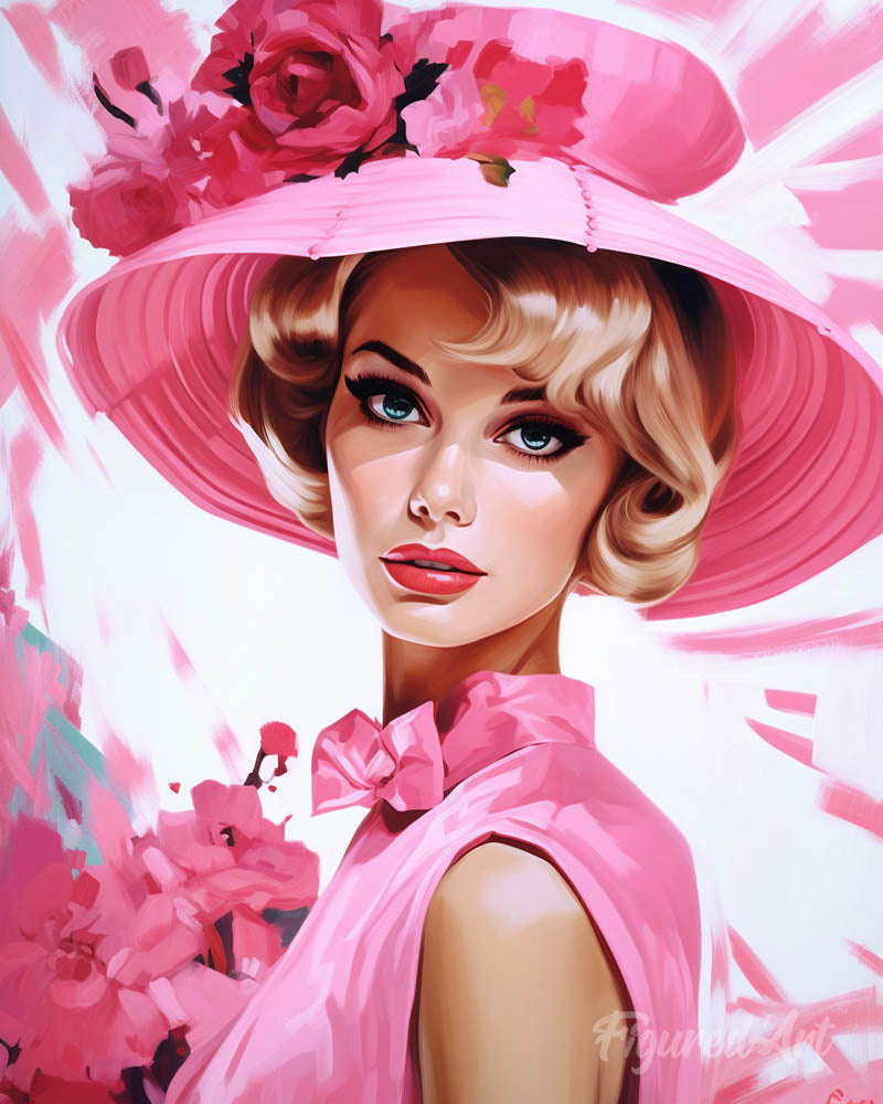 Diva in a Pink Chapeau