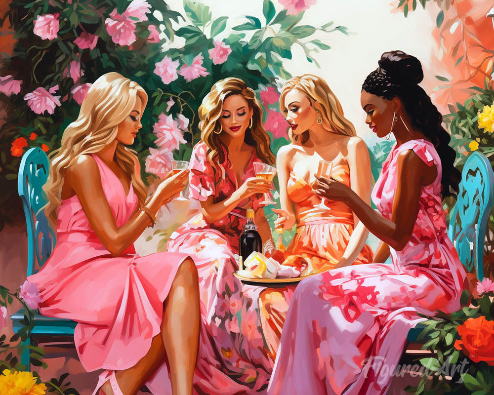 Divas' Toast in the Garden