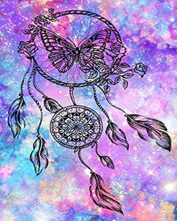 Dreamcatcher with butterfly